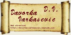 Davorka Varkašević vizit kartica